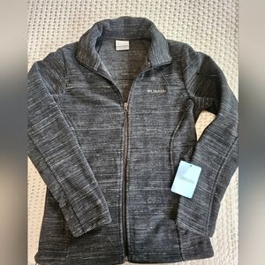 Columbia Fleece Full Zip Jacket Gray size S